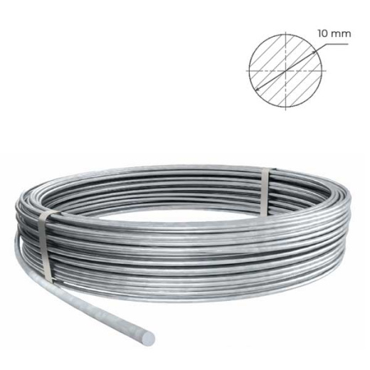 Круг стальной оцинкованный 10 мм бухта